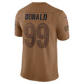 Fenge LA.Rams #99 Aaron Donald Brown Salute To Service Limited Jersey Stitched Jerseys