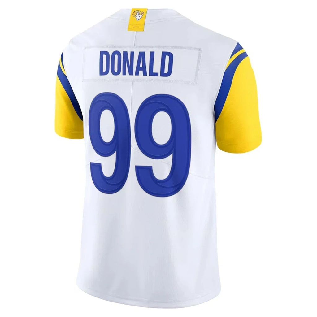 Fenge LA.Rams #99 Aaron Donald White Vapor F.U.S.E. Limited Jersey Stitched Jerseys
