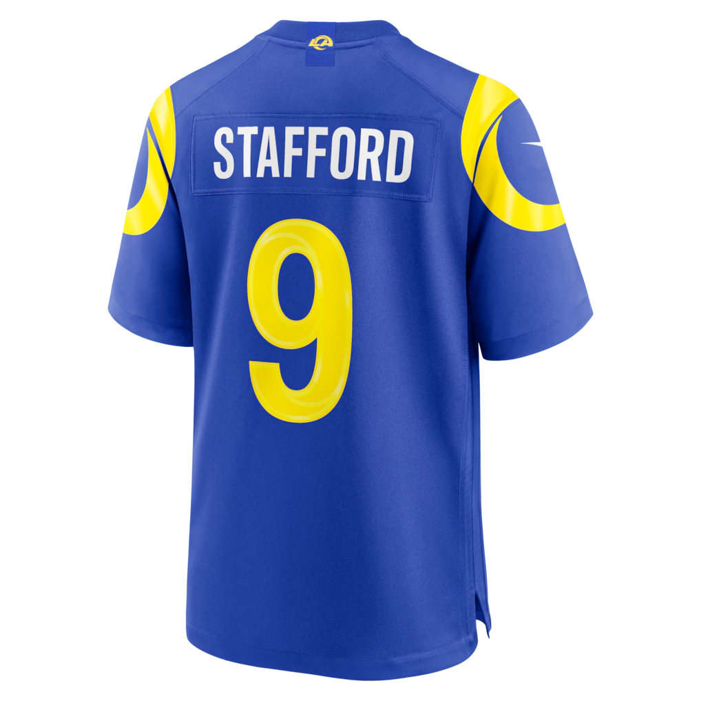 Fenge LA.Rams #9 Matthew Stafford Royal Team Game Player Stitched Jerseys