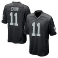 Fenge LV.Raiders #11 Jeremy Chinn Player Black Home Game Stitched Jerseys