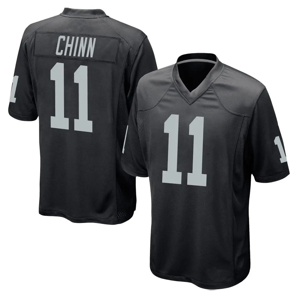 Fenge LV.Raiders #11 Jeremy Chinn Player Black Home Game Stitched Jerseys