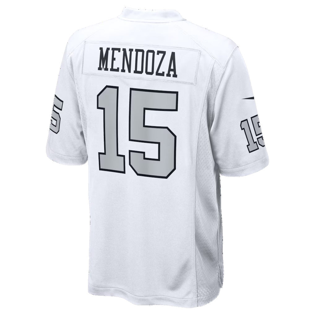 Fenge LV.Raiders #15 Fernando Mendoza White Alternate Game Player Stitched Jerseys