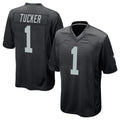 Fenge LV.Raiders #1 Tre Tucker Player Black Home Game Stitched Jerseys