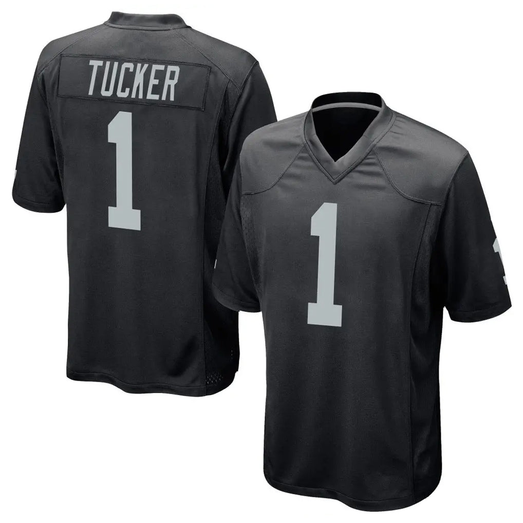 Fenge LV.Raiders #1 Tre Tucker Player Black Home Game Stitched Jerseys