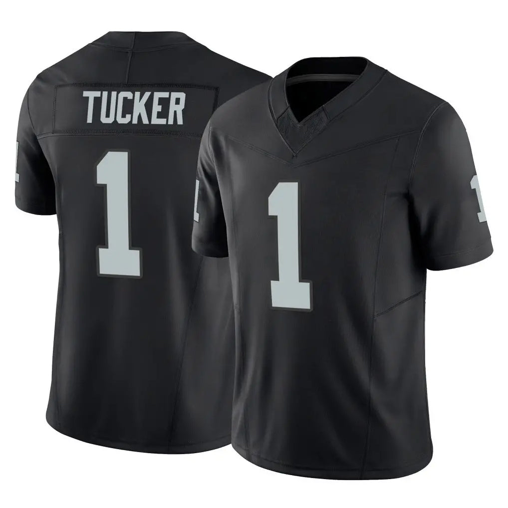 Fenge LV.Raiders #1 Tre Tucker Player Black Limited Vapor F.U.S.E. Home Game Stitched Jerseys