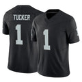 Fenge LV.Raiders #1 Tre Tucker Player Black Limited Vapor F.U.S.E. Home Game Stitched Jerseys