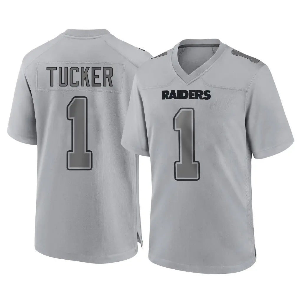 Fenge LV.Raiders #1 Tre Tucker Player Gray Atmosphere Fashion Limited Game Stitched Jerseys