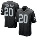 Fenge LV.Raiders #20 Isaiah Pola-Mao Player Black Home Game Stitched Jerseys