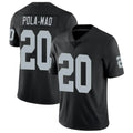 Fenge LV.Raiders #20 Isaiah Pola-Mao Player Black Limited Vapor Untouchable Home Game Stitched Jerseys