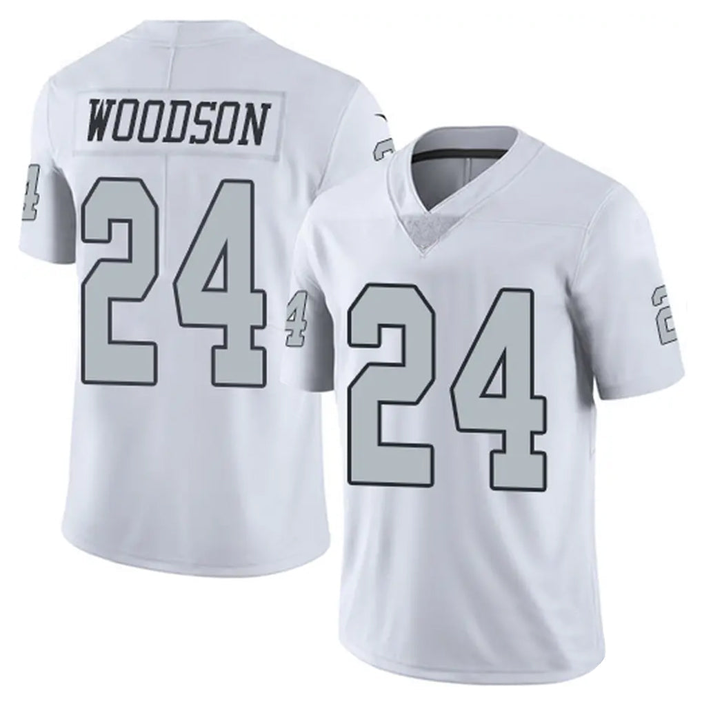 Fenge LV.Raiders #24 Charles Woodson Player White Alternate Vapor Limited Stitched Jerseys