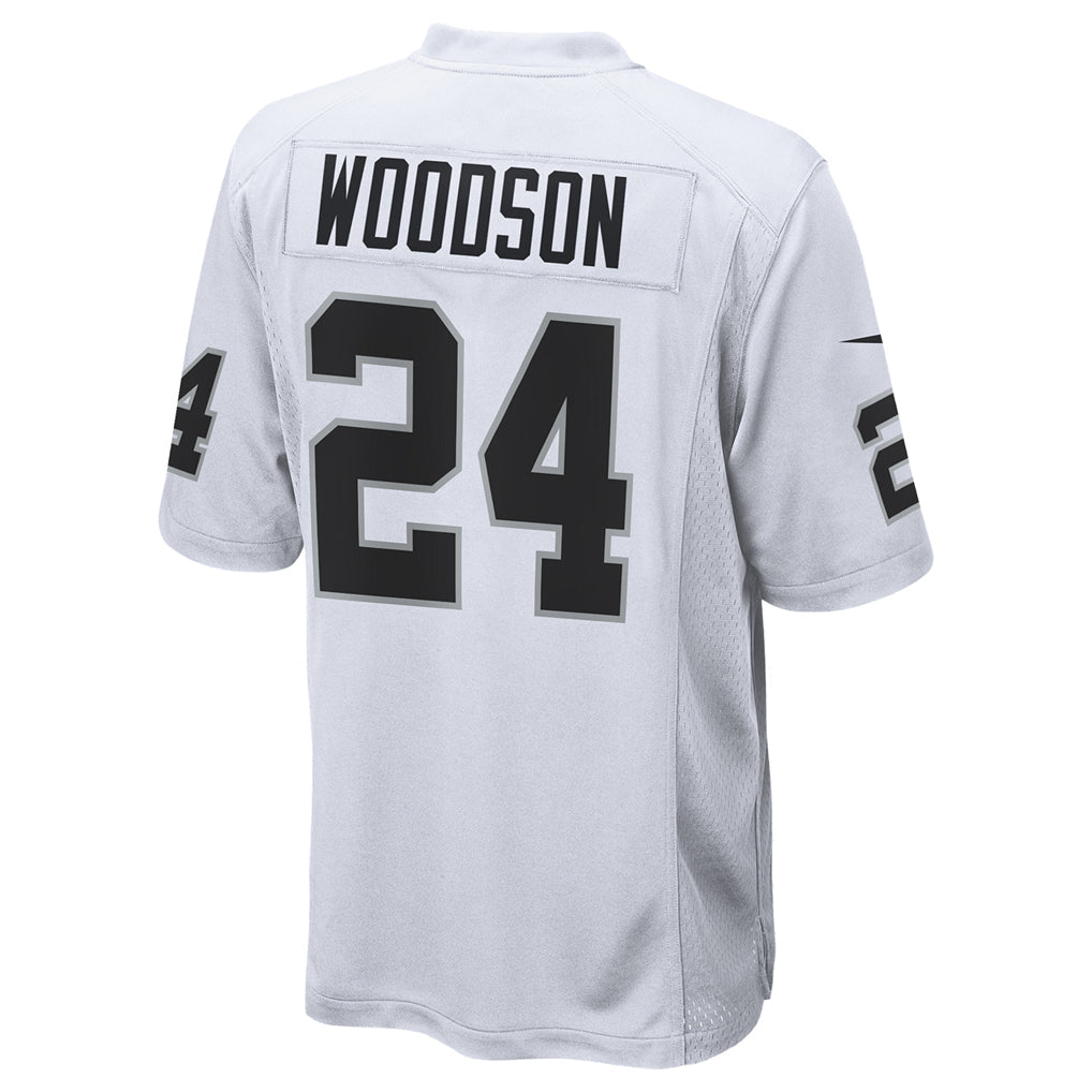 Fenge LV.Raiders #24 Charles Woodson Player Whtie Home Game  Stitched Jerseys