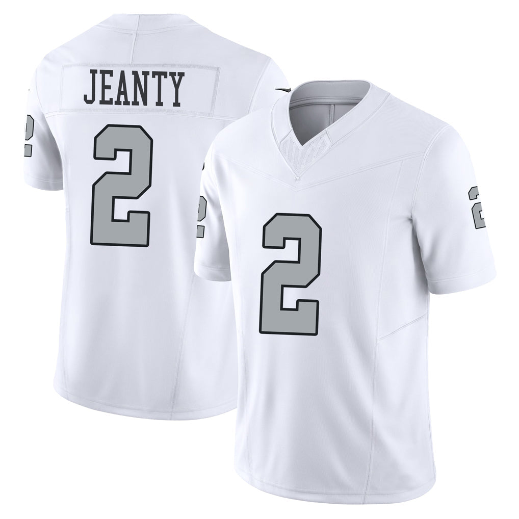 Fenge LV.Raiders #2 Ashton Jeanty Player White Alternate Vapor F.U.S.E Limited Stitched Jerseys