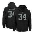 Fenge LV.Raiders #34 Bo Jackson Player Black Salute to Service Hoodies Stitched Jerseys