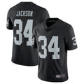 Fenge LV.Raiders #34 Bo Jackson Player Black Vapor Limited Stitched Jerseys