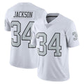 Fenge LV.Raiders #34 Bo Jackson Player White Alternate Vapor F.U.S.E Limited Stitched Jerseys