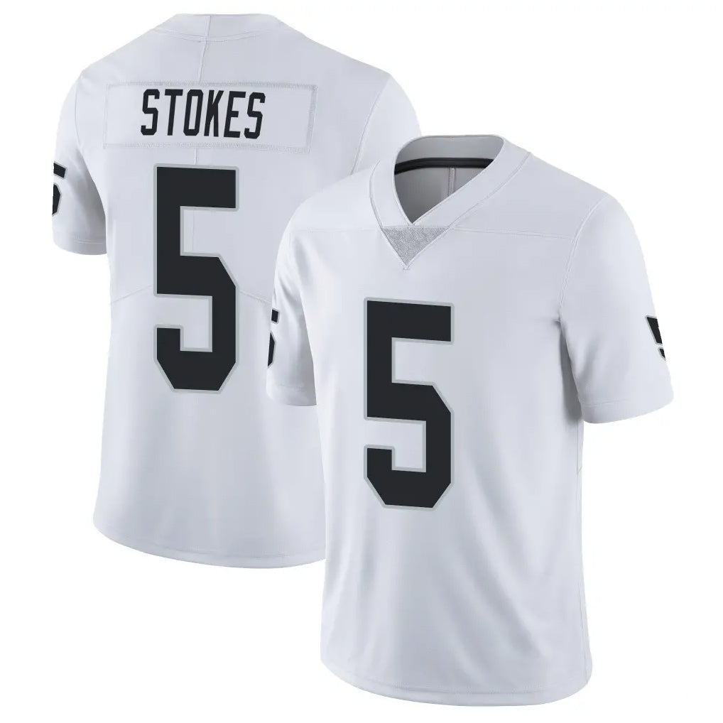 Fenge LV.Raiders #5 Eric Stokes Player White Limited Vapor Untouchable Home Game Stitched Jerseys