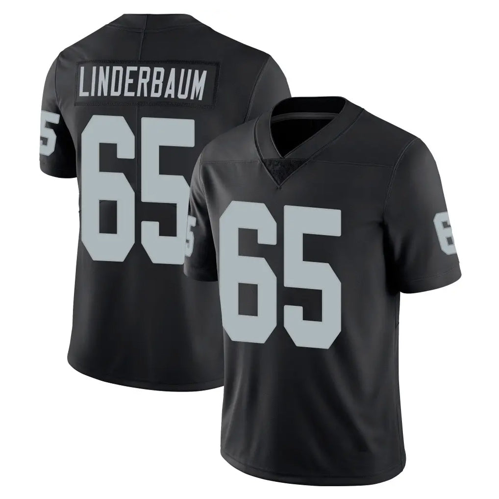 Fenge LV.Raiders #65 Tyler Linderbaum Player Black Limited Vapor Untouchable Home Game Stitched Jerseys