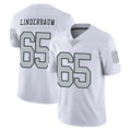 Fenge LV.Raiders #65 Tyler Linderbaum Player White Limited Color Rush Home Game Stitched Jerseys
