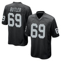 Fenge LV.Raiders #69 Adam Butler Player Black Home Game Stitched Jerseys