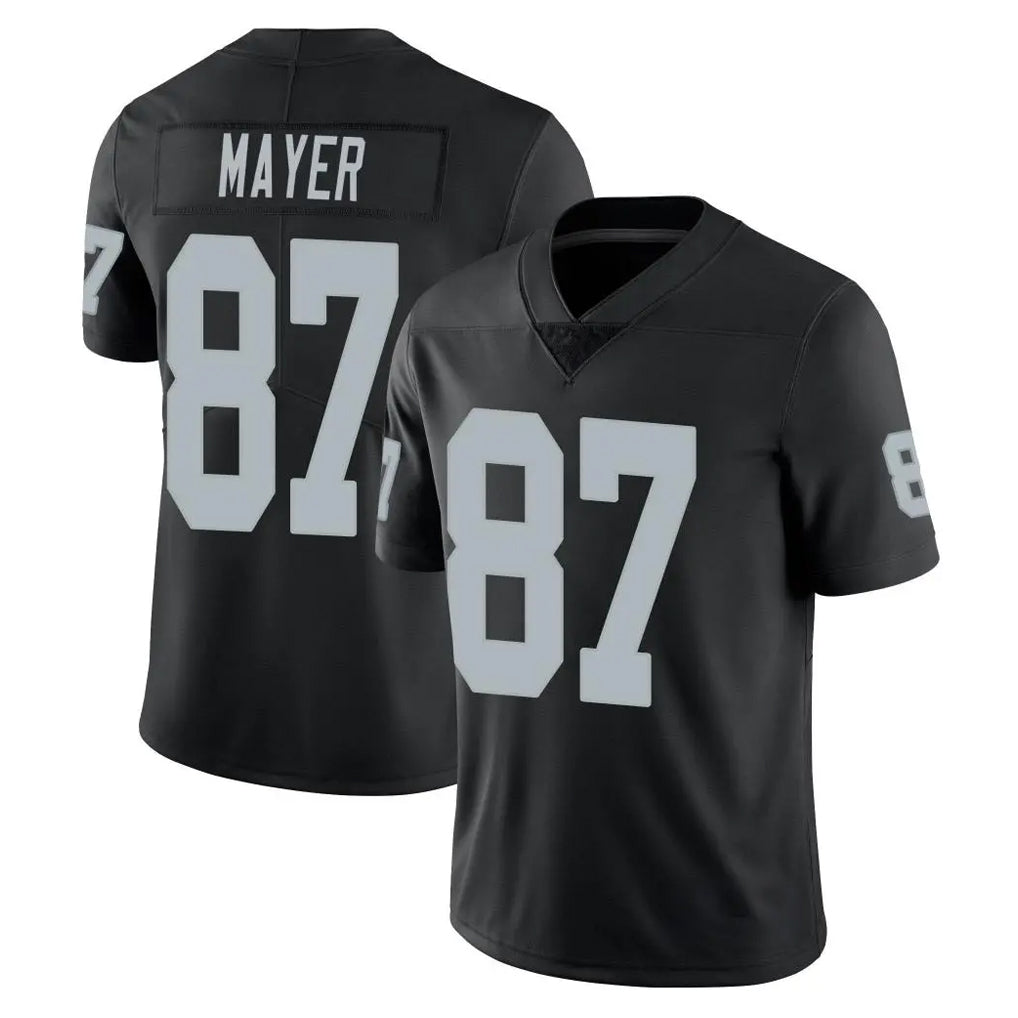 Fenge LV.Raiders #87 Michael Mayer Player Black Limited Vapor Untouchable Home Game Stitched Jerseys