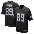 Fenge LV.Raiders #89 Brock Bowers Black 2024 Draft First Round Pick Player Game Jersey Stitched Jersey