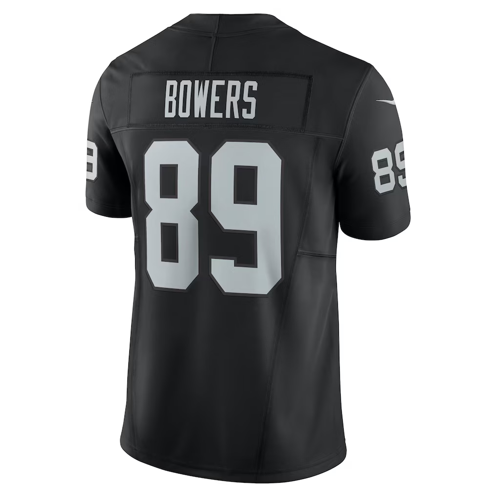 Fenge LV.Raiders #89 Brock Bowers Black Team Vapor F.U.S.E. Stitched Limited Jerseys