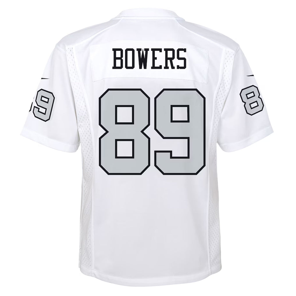 Fenge LV.Raiders #89 Brock Bowers Player White Alternate Game Stitched Jerseys