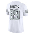 Fenge LV.Raiders #89 Brock Bowers Player White Alternate Vapor F.U.S.E Limited Stitched Jerseys