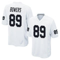 Fenge LV.Raiders #89 Brock Bowers Player White Home Game Stitched Jerseys