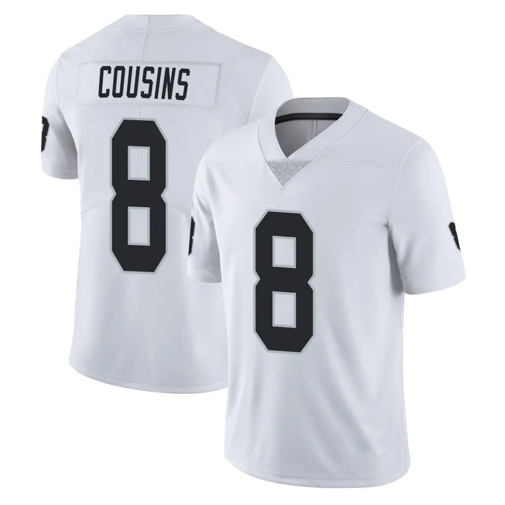 Fenge LV.Raiders #8 Kirk Cousins Player White Limited Vapor Untouchable Home Game Stitched Jerseys