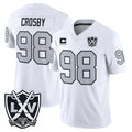 Fenge LV.Raiders #98 Maxx Crosby Player White 2026 Vapor Limited Home Game Stitched Jerseys