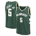 Fenge M.Bucks #5 Gary Trent Jr. Hunter Green Fast Break Replica Player Jerseys - Icon Edition