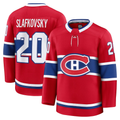 Fenge M.Canadiens #20 Juraj Slafkovsky Red Premium Jerseys