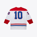 Fenge M.Canadiens #10 Guy Lafleur Mitchell & Ness White 1971 Power Play Jerseys