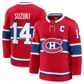 Fenge M.Canadiens #14 Nick Suzuki Red Home Premium Jerseys