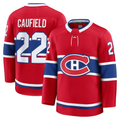Fenge M.Canadiens #22 Cole Caufield Red Home Premium Jerseys