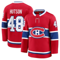 Fenge M.Canadiens #48 Lane Hutson Red Home Premium Jerseys