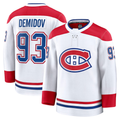 Fenge M.Canadiens #93 Ivan Demidov White Away Premium Jerseys