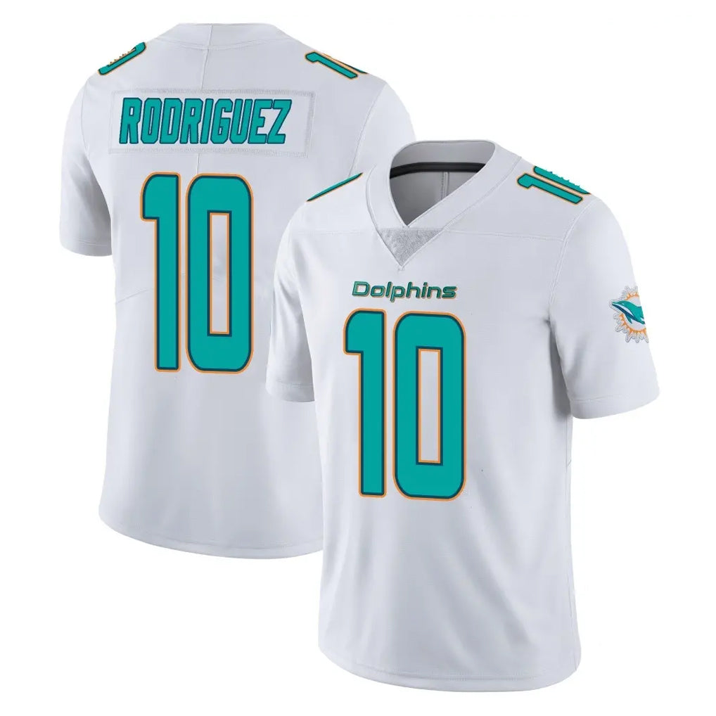 Fenge M.Dolphins #10 Jacob Rodriguez Player White Limited Vapor Untouchable Home Game Stitched Jerseys
