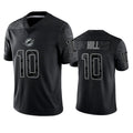 Fenge M.Dolphins #10 Tyreek Hill Player Black RFLCTV Limited Stitched Jerseys