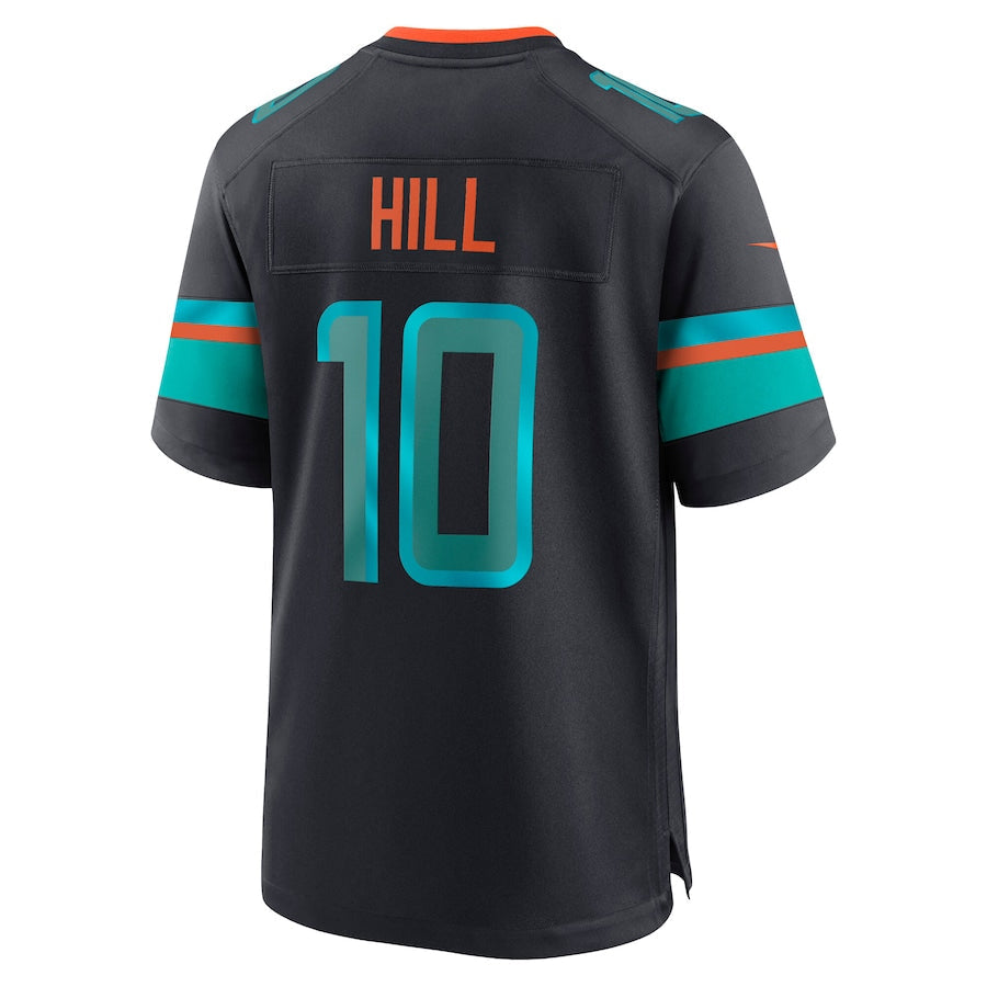 Fenge M.Dolphins #10 Tyreek Hill Player Blue Rivalries Collection Game Stitched Jersey