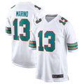 Fenge M.Dolphins #13 Dan Marino White Retired Player Jersey American Stitched Jerseys