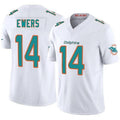 Fenge M.Dolphins #14 Quinn Ewers Player White Vapor Limited Game Stitched Jerseys
