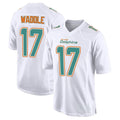 Fenge M.Dolphins #17 Jaylen Waddle Player White Fashion Game Stitched Jerseys