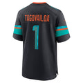 Fenge M.Dolphins #1 Tua Tagovailoa Player Blue Rivalries Collection Game Stitched Jerseys