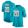 Fenge M.Dolphins #20 Jordyn Brooks Player Aqua Home Game Stitched Jerseys
