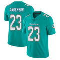 Fenge M.Dolphins #23 Zayne Anderson Player Aqua Limited Vapor Untouchable Home Game Stitched Jerseys