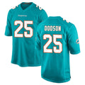 Fenge M.Dolphins #25 Tyrel Dodson Player Aqua Home Game Stitched Jerseys