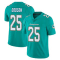 Fenge M.Dolphins #25 Tyrel Dodson Player Aqua Limited Vapor Untouchable Home Game Stitched Jerseys