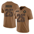 Fenge M.Dolphins #25 Tyrel Dodson Player Brown Salute To Service Limited Stitched Jerseys